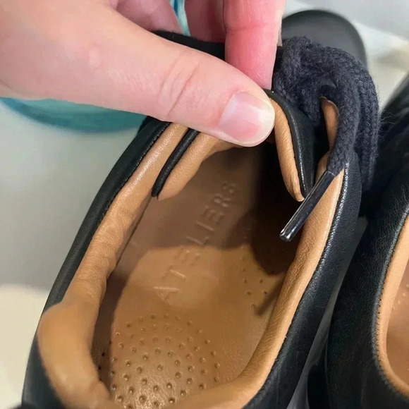 Ateliers Korbin Black Leather Sneakers - Picture 9 of 12